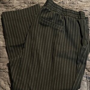 a new day Black Striped Trousers XXL
